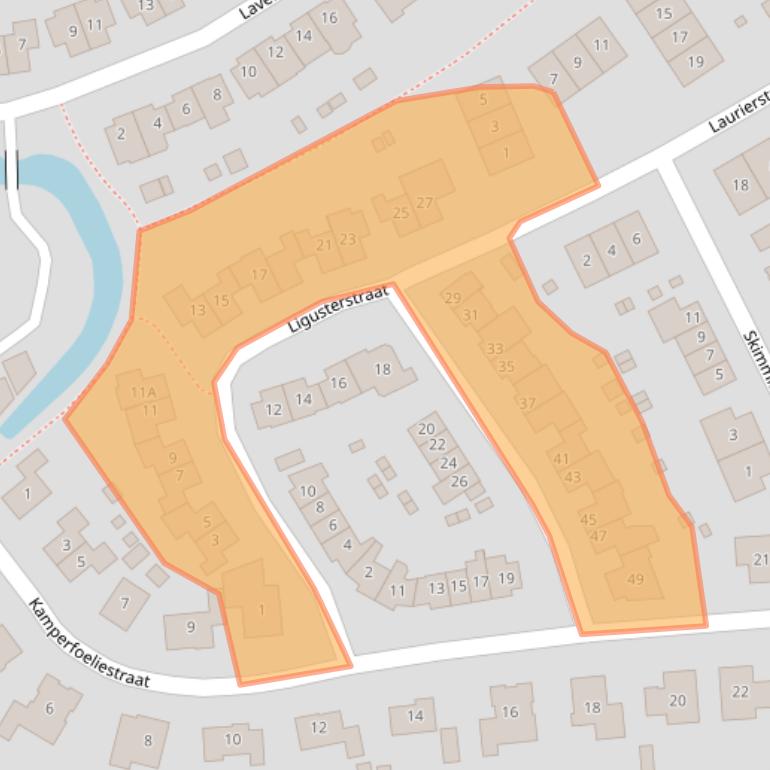 Kaart van postcodegebied 4431ED.