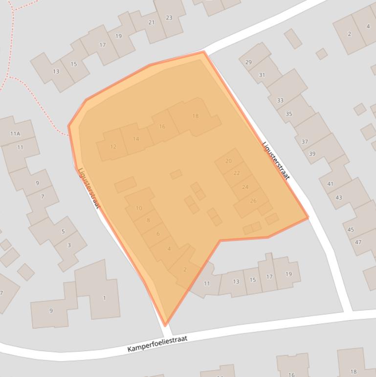 Kaart van postcodegebied 4431EE.