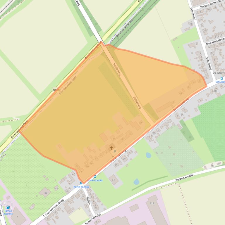 Kaart van postcodegebied 4431NB.