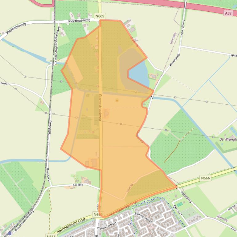 Kaart van postcodegebied 4431RG.