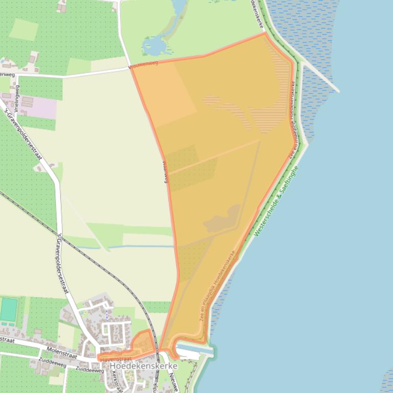 Kaart van postcodegebied 4433AL.