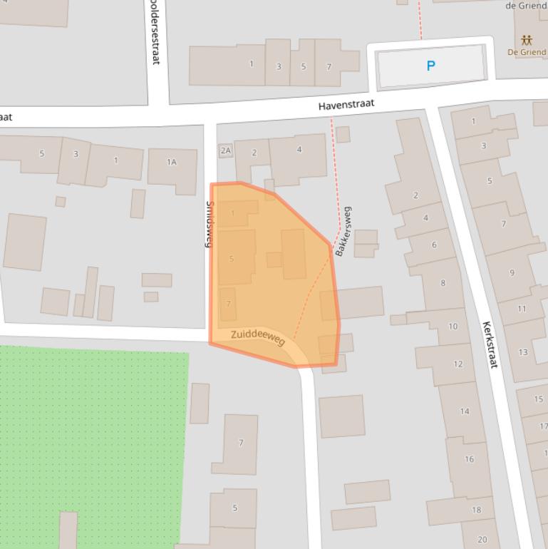 Kaart van postcodegebied 4433AP.