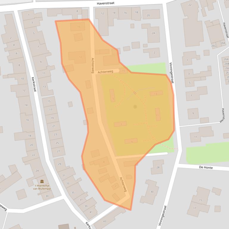 Kaart van postcodegebied 4433AV.