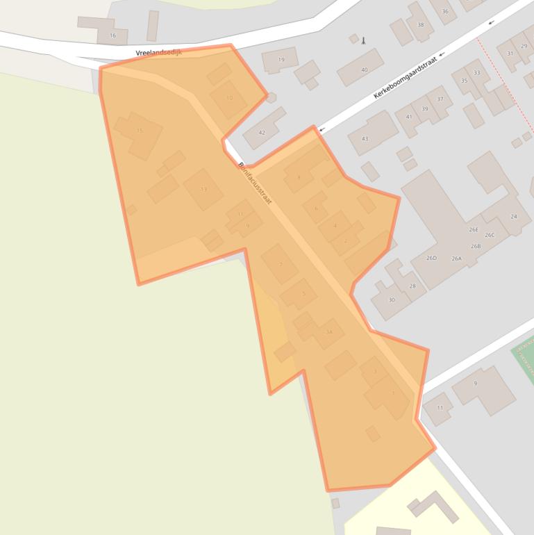 Kaart van postcodegebied 4434AD.