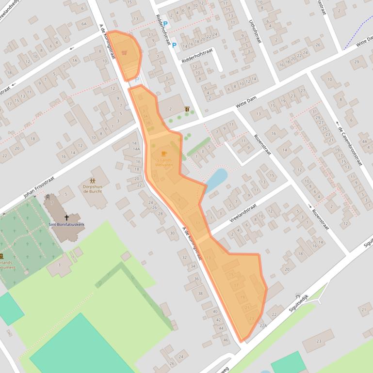 Kaart van postcodegebied 4434AG.