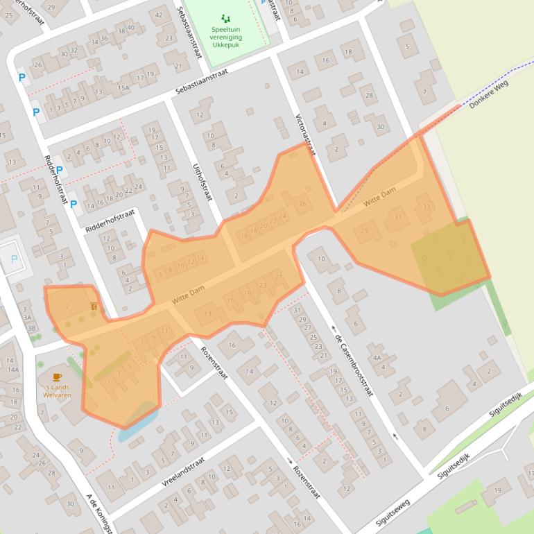 Kaart van postcodegebied 4434AN.