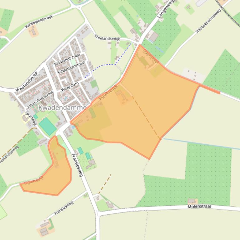 Kaart van postcodegebied 4434NB.