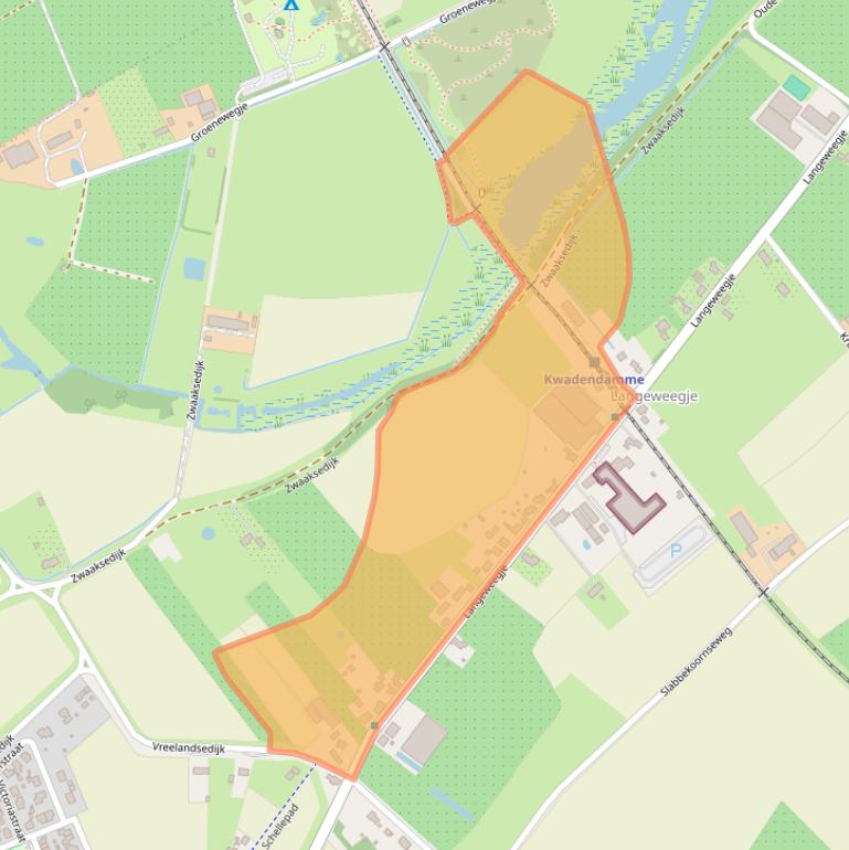 Kaart van postcodegebied 4434NC.