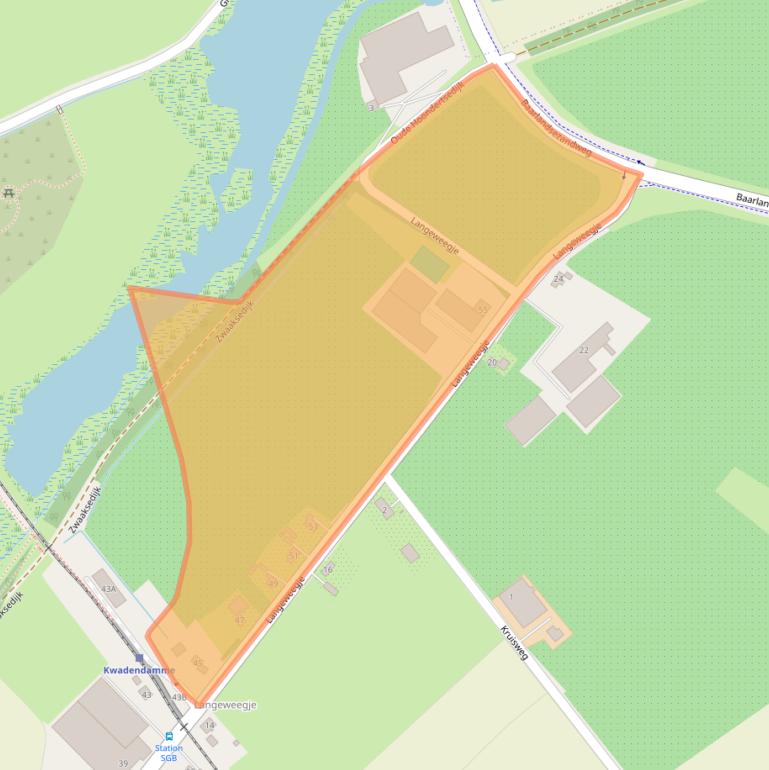 Kaart van postcodegebied 4434ND.