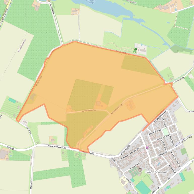 Kaart van postcodegebied 4434NM.