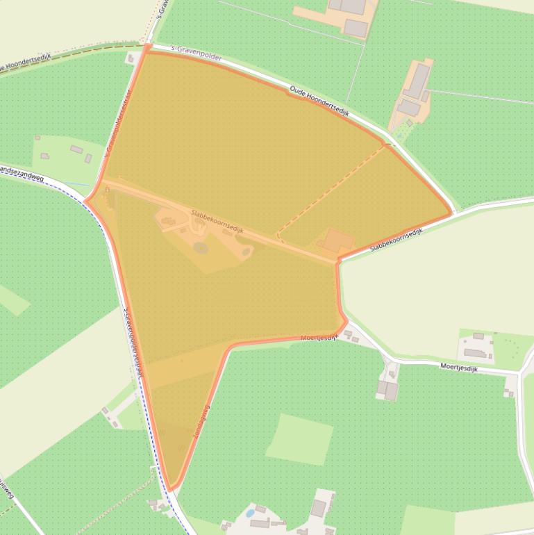 Kaart van postcodegebied 4434RB.