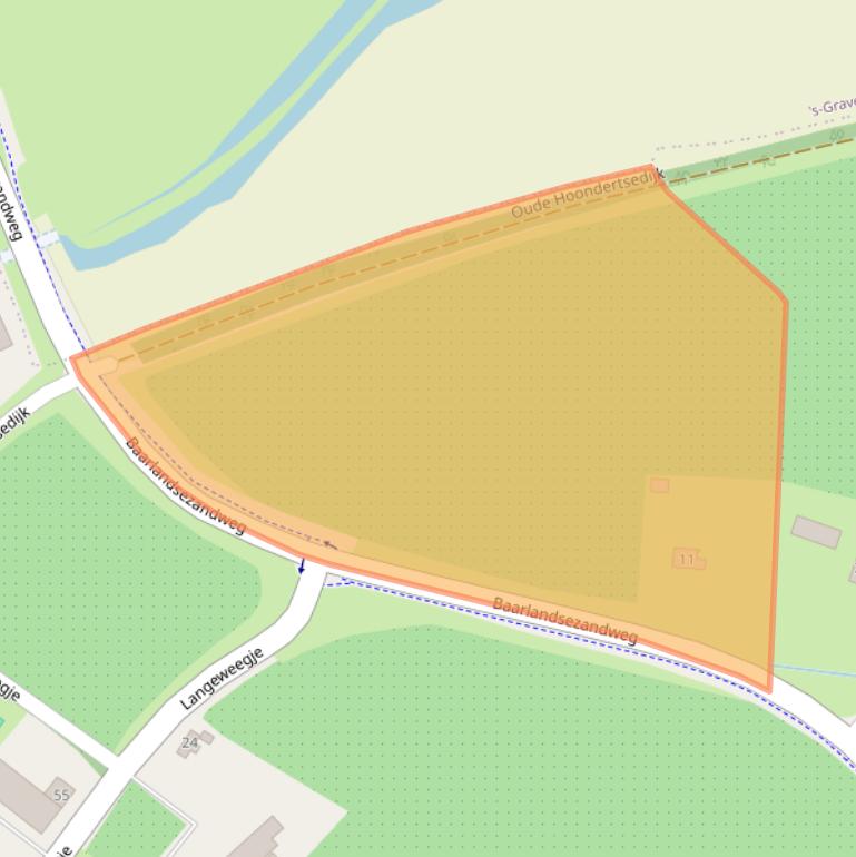 Kaart van postcodegebied 4434RH.