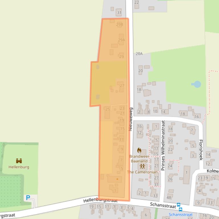 Kaart van postcodegebied 4435AB.