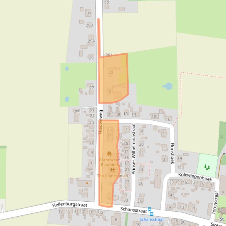 Kaart van postcodegebied 4435AD.