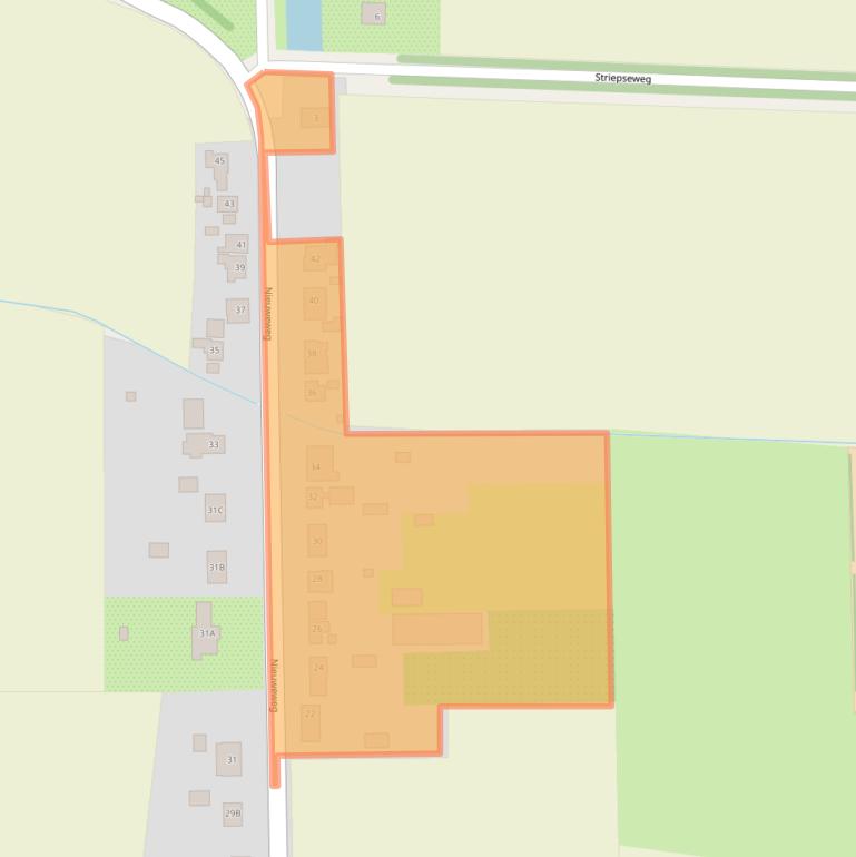 Kaart van postcodegebied 4435AE.