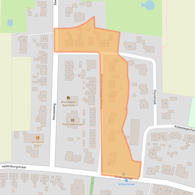 Kaart van postcodegebied 4435AH.