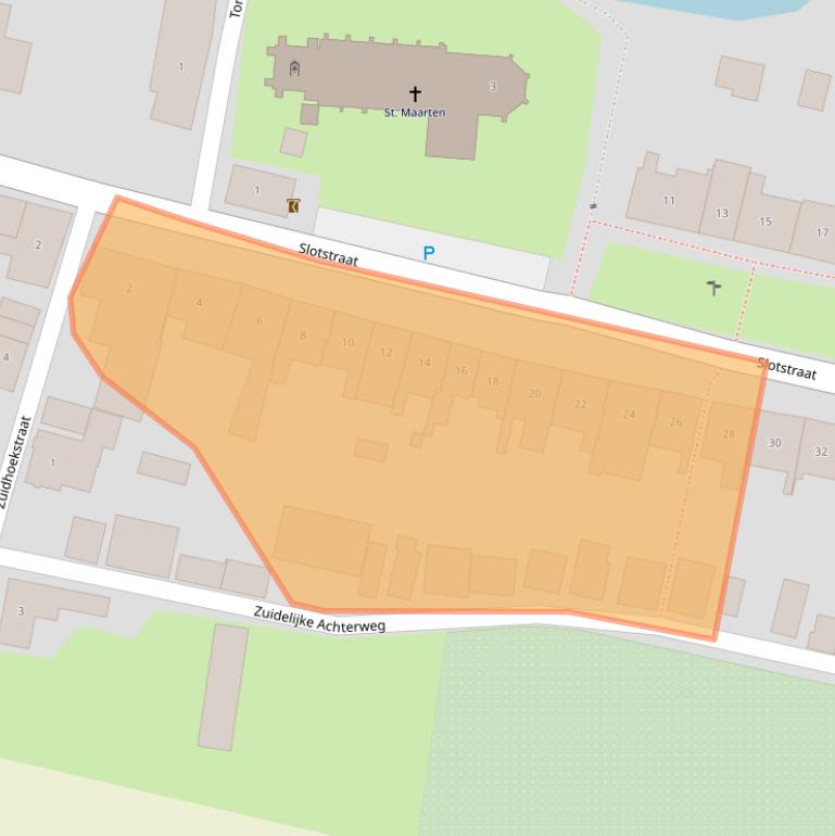 Kaart van postcodegebied 4435AN.