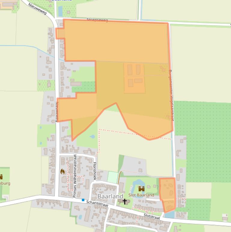 Kaart van postcodegebied 4435AR.