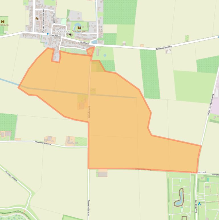 Kaart van postcodegebied 4435NB.