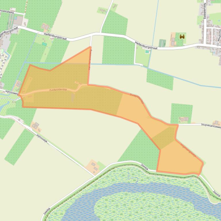 Kaart van postcodegebied 4435PW.