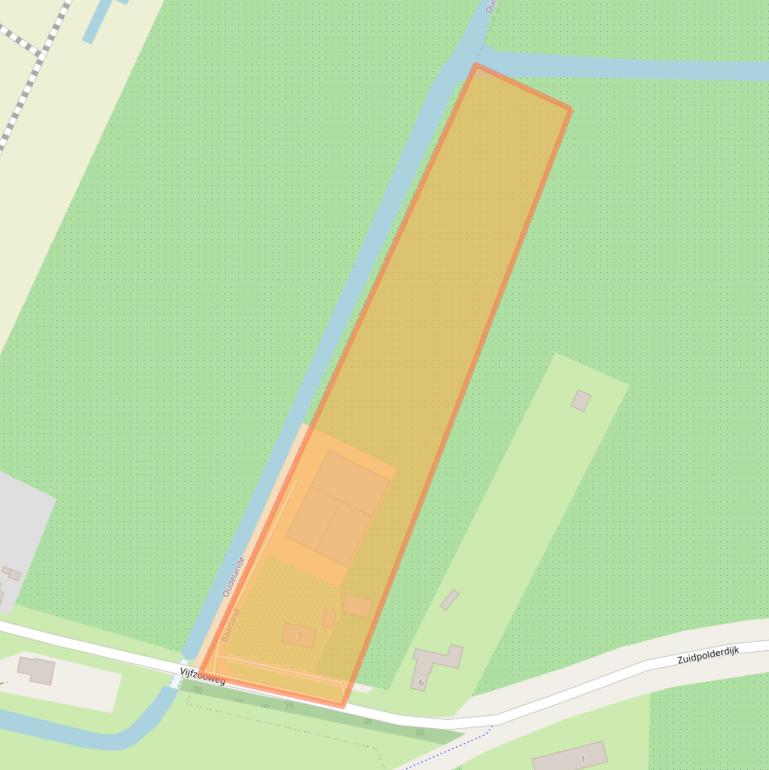 Kaart van postcodegebied 4435PX.