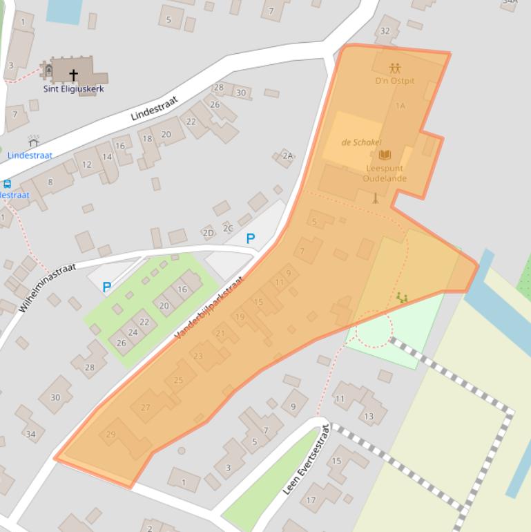 Kaart van postcodegebied 4436AC.