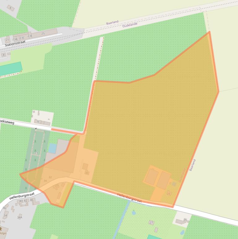 Kaart van postcodegebied 4436AK.