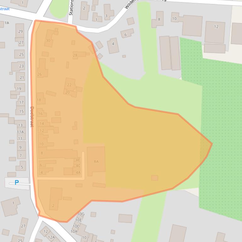 Kaart van postcodegebied 4436AP.