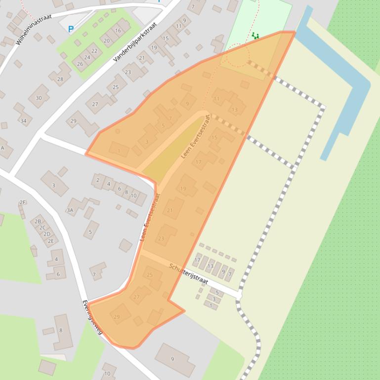 Kaart van postcodegebied 4436AS.