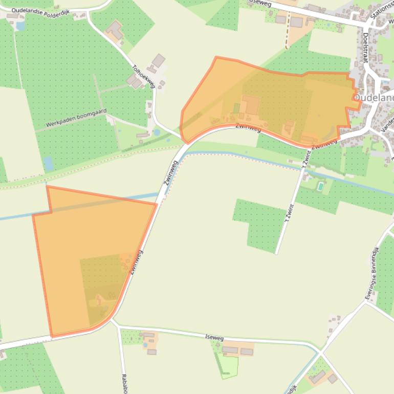 Kaart van postcodegebied 4436NB.