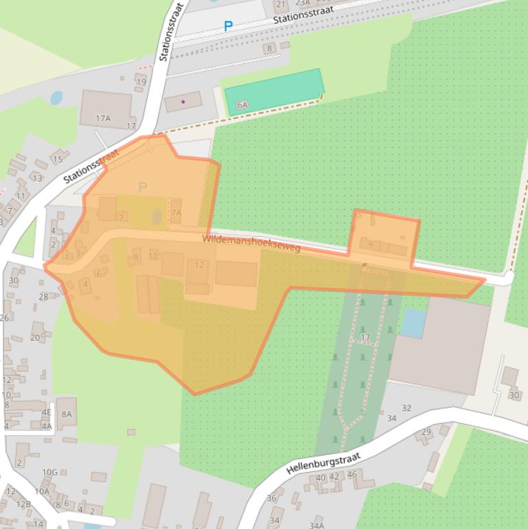 Kaart van postcodegebied 4436RT.