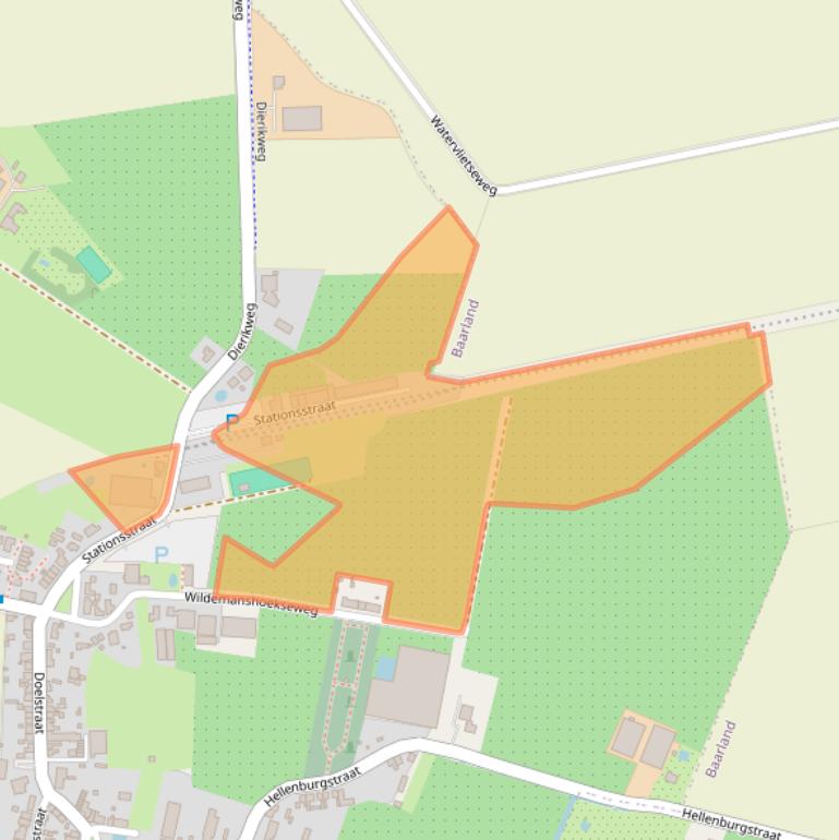 Kaart van postcodegebied 4436RV.