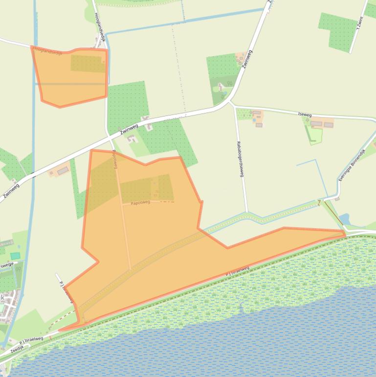 Kaart van postcodegebied 4437PG.