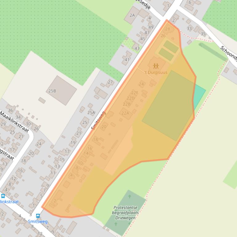 Kaart van postcodegebied 4438AH.