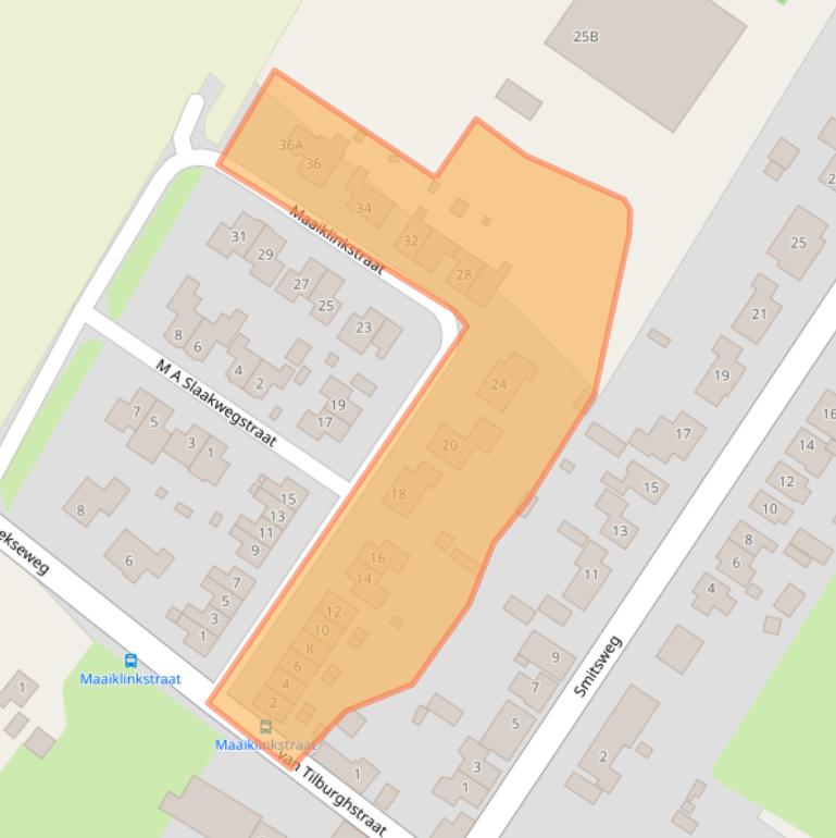 Kaart van postcodegebied 4438AN.