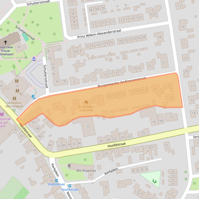 Kaart van postcodegebied 4441AP.