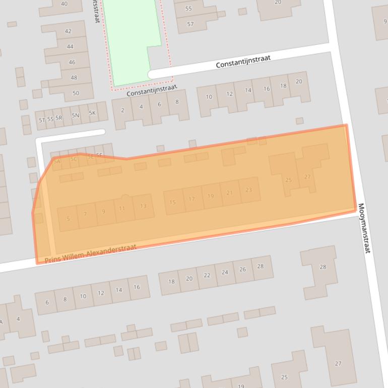 Kaart van postcodegebied 4441AR.