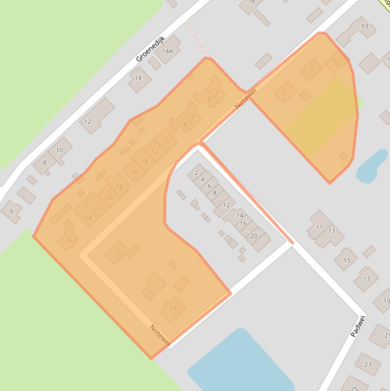 Kaart van postcodegebied 4441BG.