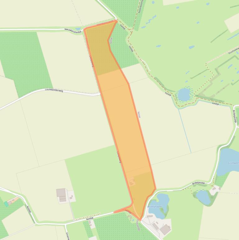 Kaart van postcodegebied 4441PA.