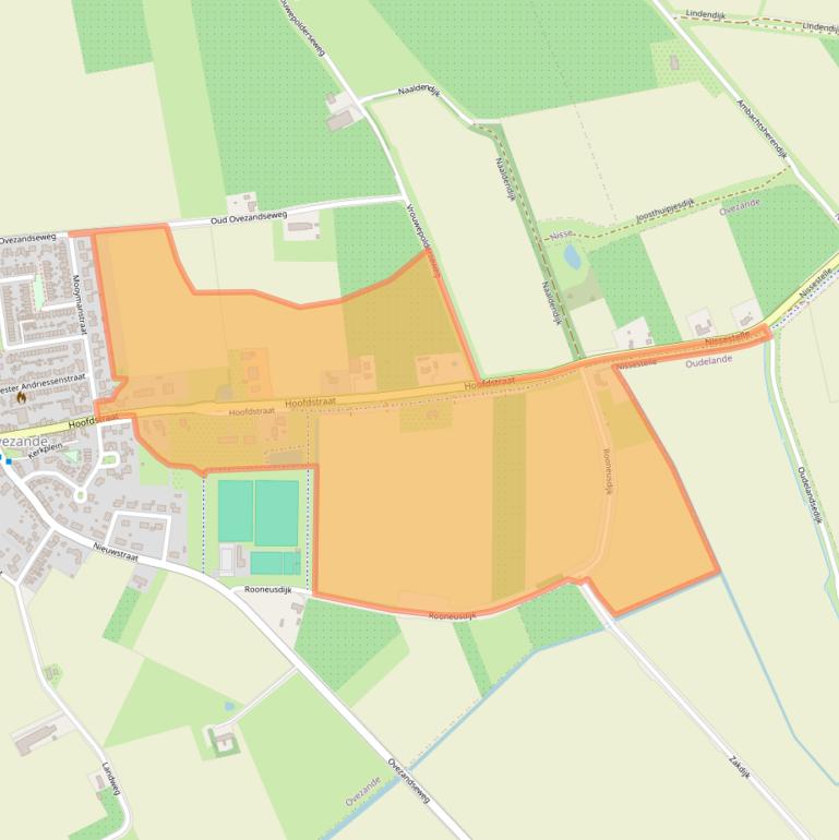 Kaart van postcodegebied 4441SG.