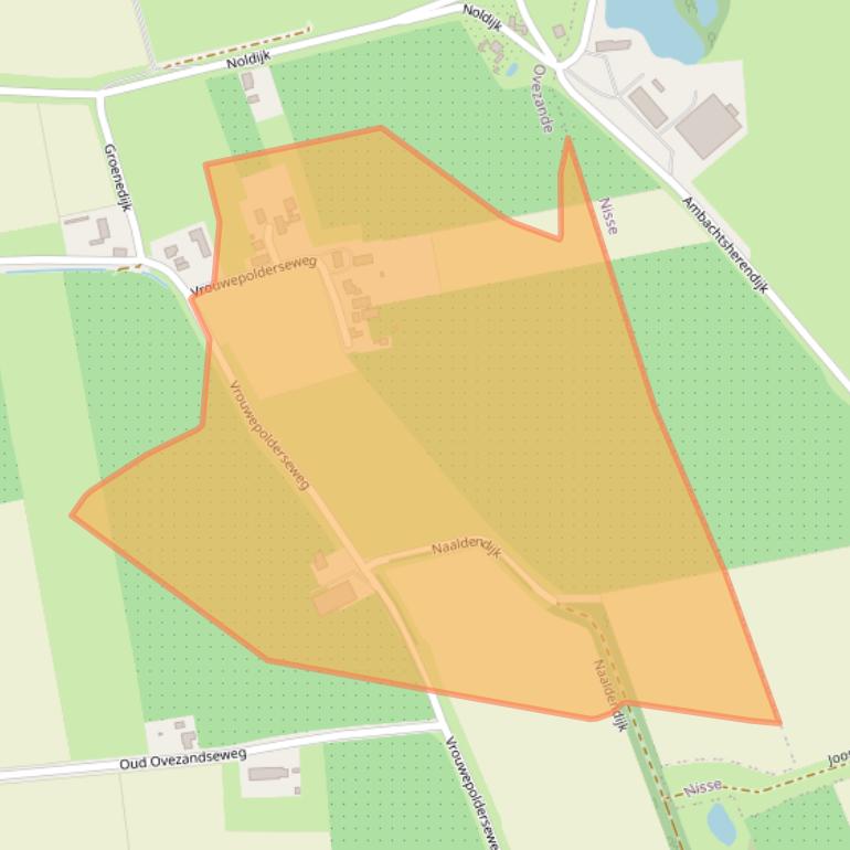 Kaart van postcodegebied 4441SJ.