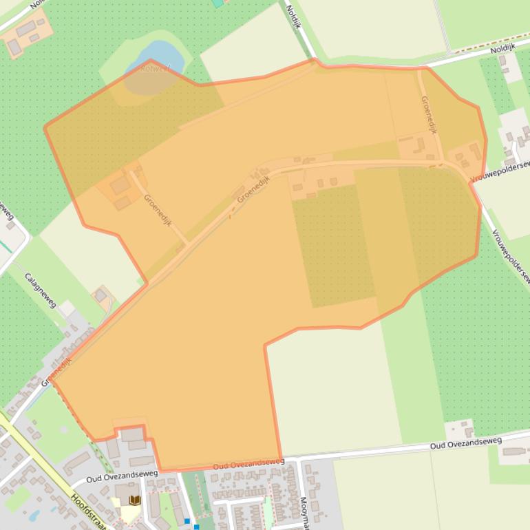 Kaart van postcodegebied 4441SK.