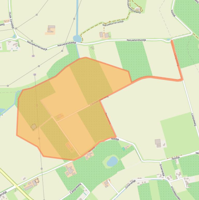 Kaart van postcodegebied 4441SP.