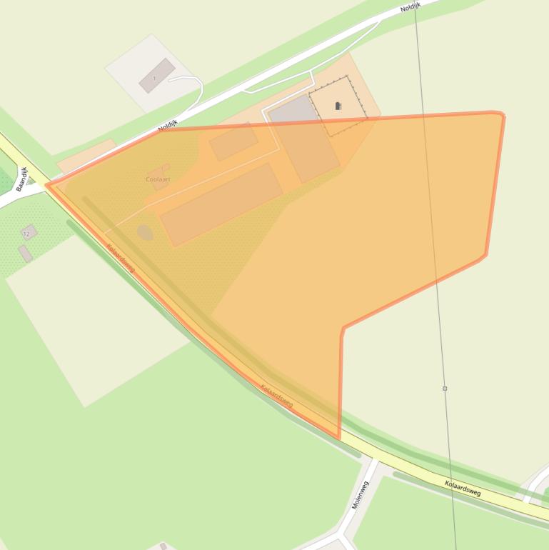 Kaart van postcodegebied 4441TP.