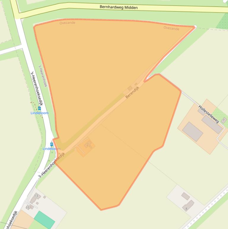 Kaart van postcodegebied 4441TT.