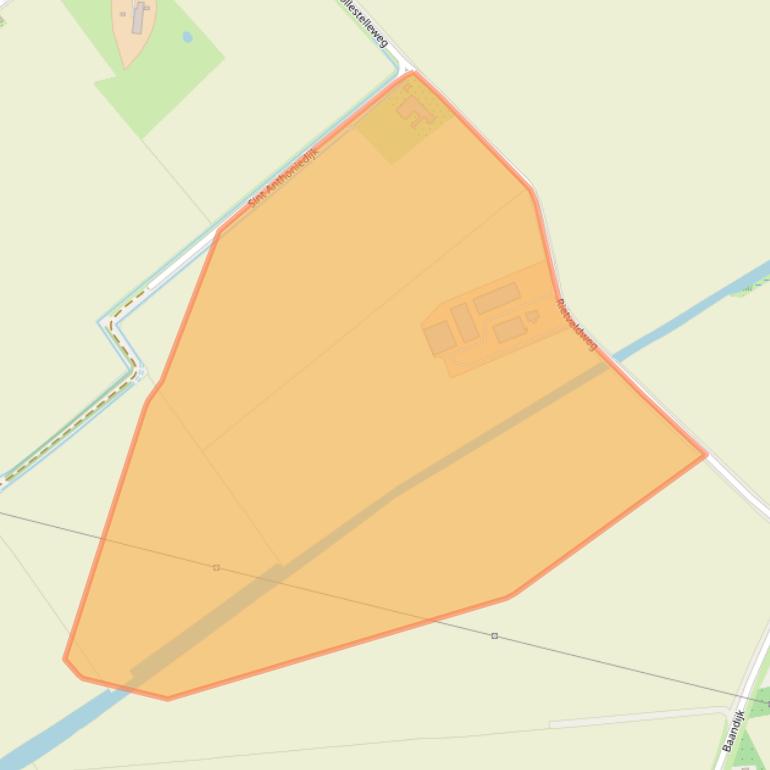 Kaart van postcodegebied 4441TW.