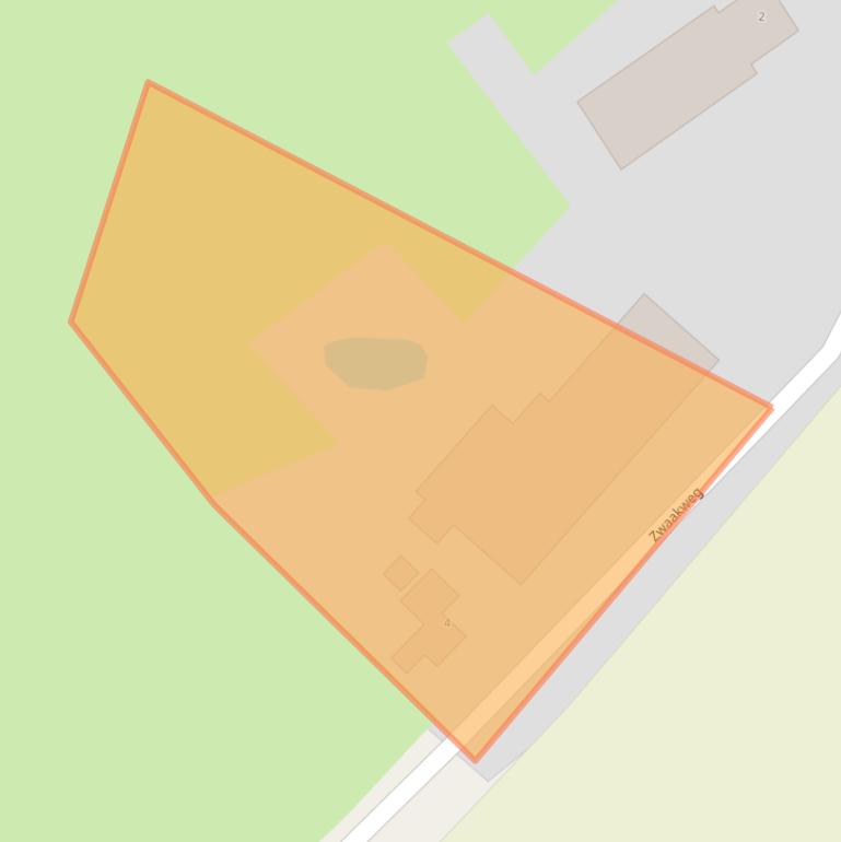 Kaart van postcodegebied 4443AC.