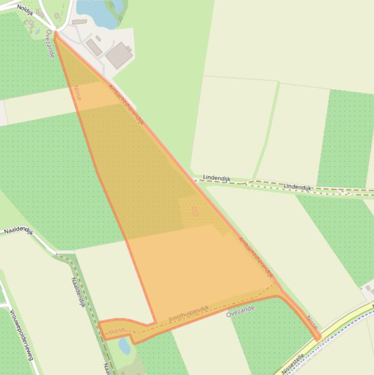 Kaart van postcodegebied 4443RJ.