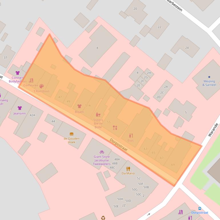 Kaart van postcodegebied 4451BB.