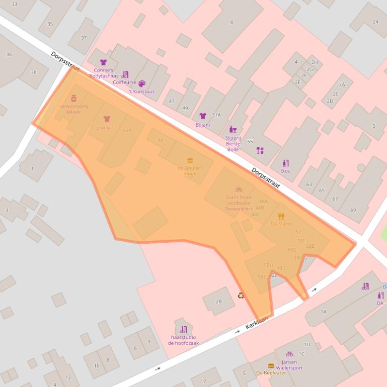 Kaart van postcodegebied 4451BD.